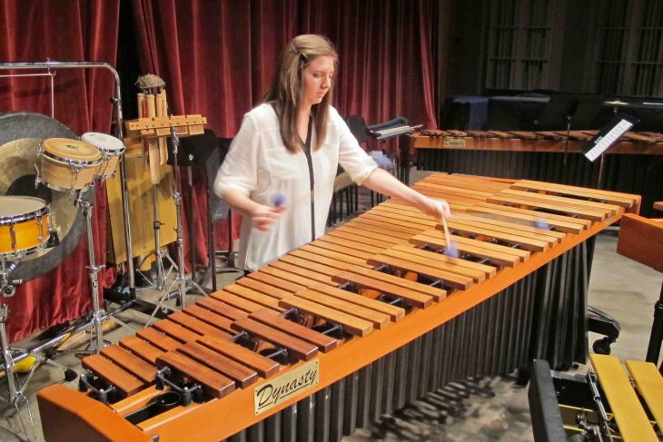 Kelby, the reason for our attendance, giving an amazing performance in her junior recital.  