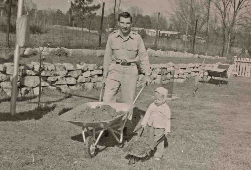 This is me trying to help my dad.