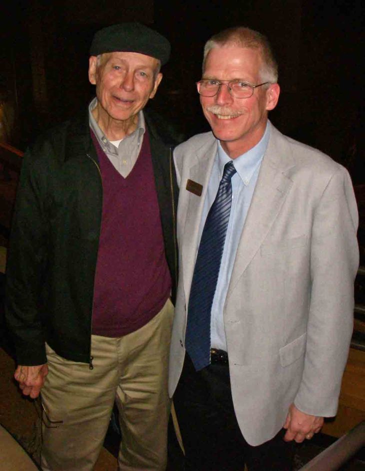Mr. Wendell Evanson, retired band director at Henderson State University.  One of those lasting relationships built around music. 